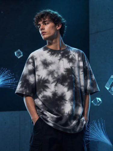 Black and White tie and dye t shirt