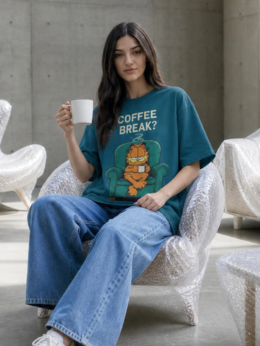 Coffee Break Oversized T-shirt