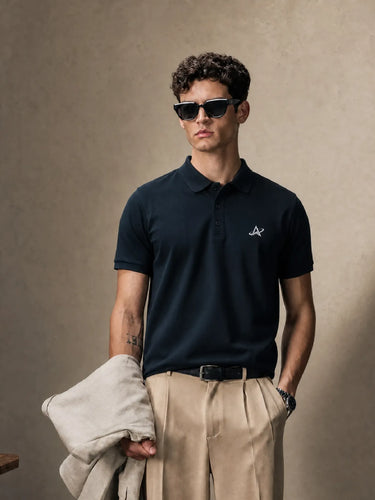 Navy Blue Polo T-Shirt