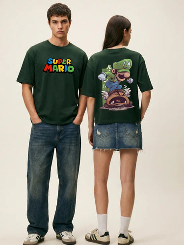 Mario Luigi T-Shirt front back