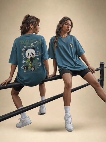 Panda Oversized T-shirt For Women