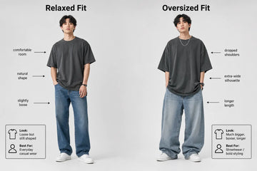 Oversized T-Shirts for Men vs Regular Fit: Which Style Should You Choose?