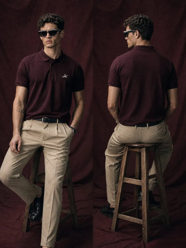 Maroon Polo T-Shirt