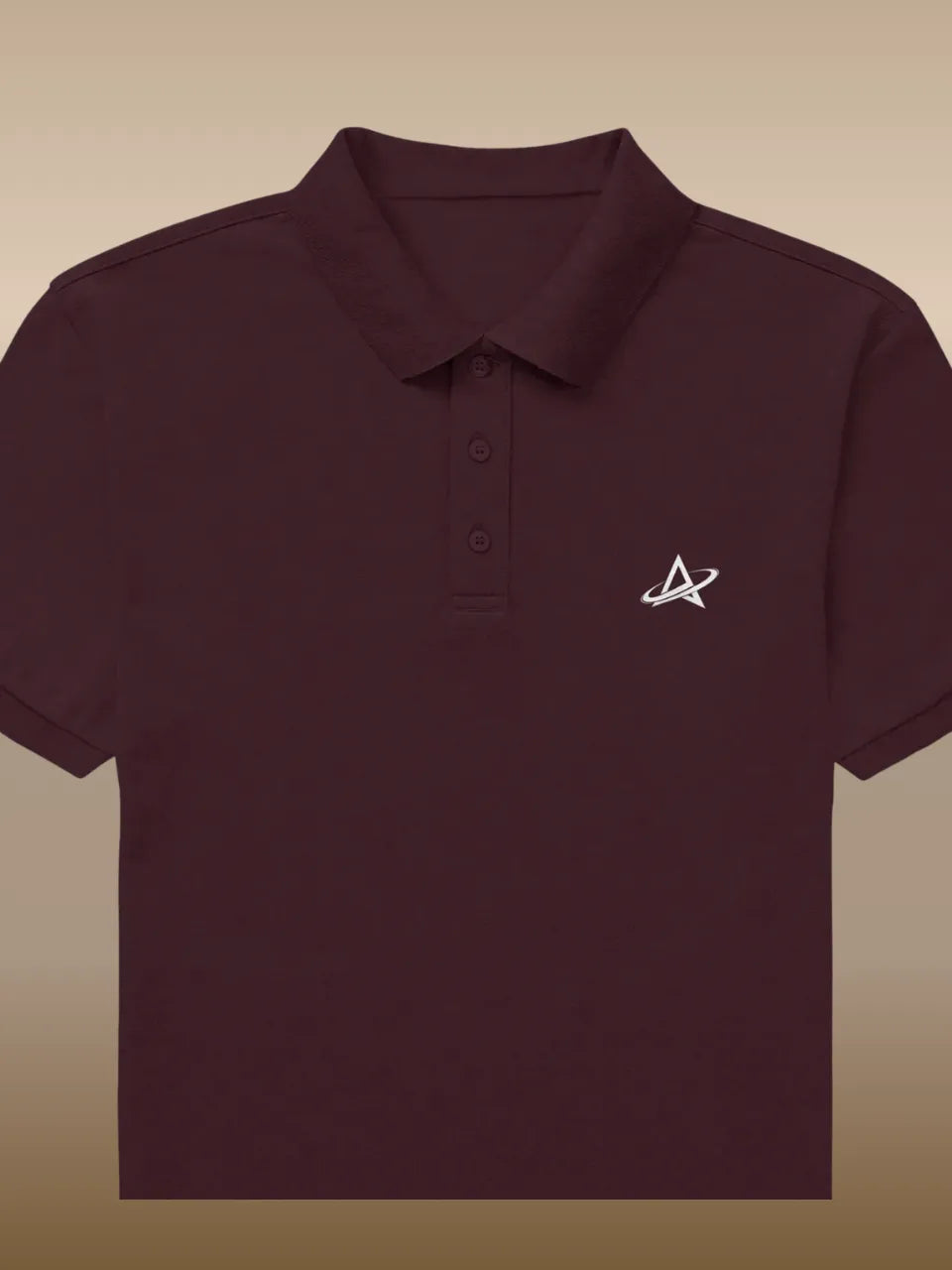 Maroon Polo T-Shirt.