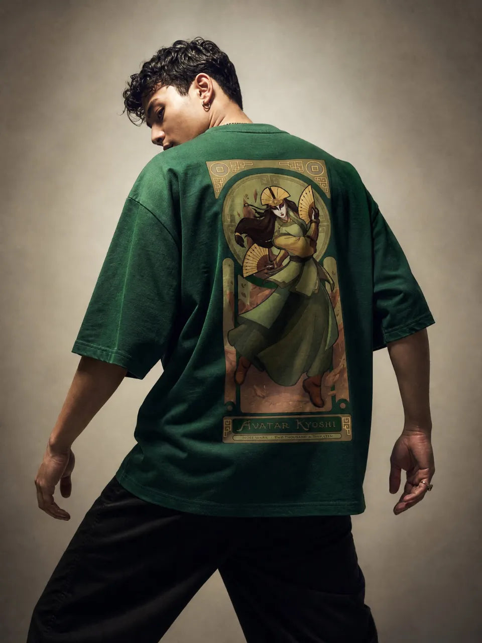 Avatar Kyoshi Oversized T Shirt Back