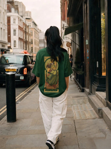 Avatar Kyoshi Oversized T Shirt  Girl Back