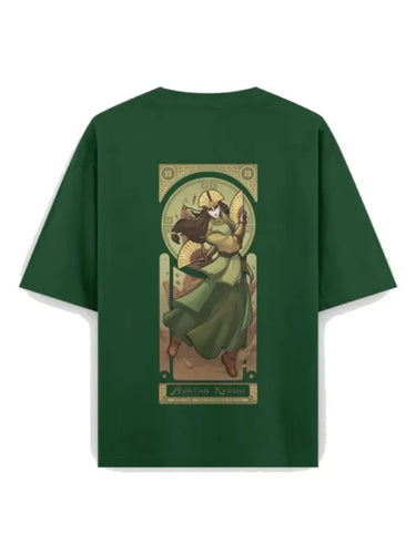 Avatar Kyoshi Oversized T Shirt front mockup