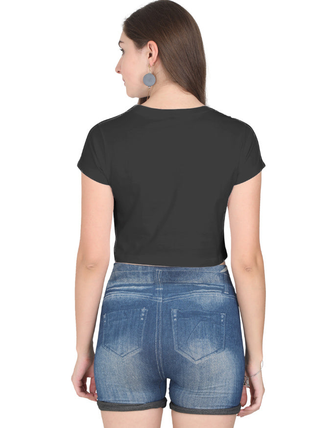Avatar aang Avatar State Crop Top  back  mockup
