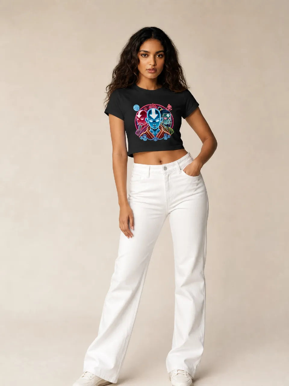 Avatar aang Avatar State Crop Top stand
