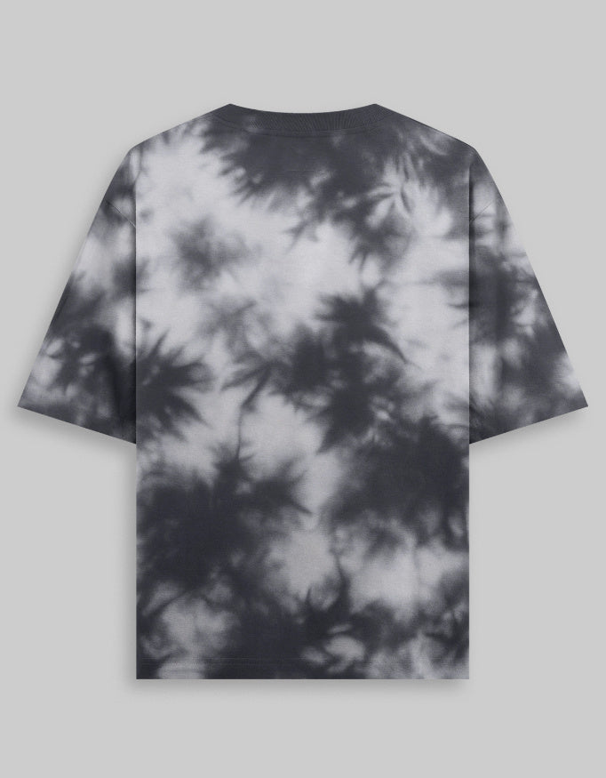 Black and White tie and dye oversized t shirt