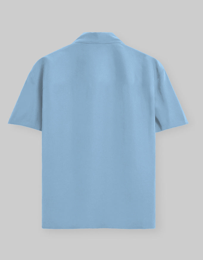 Blue Colour Half sleeves Shirt.