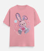 Bunny pink t-shirt for women