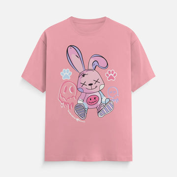 Bunny pink t-shirt for women.