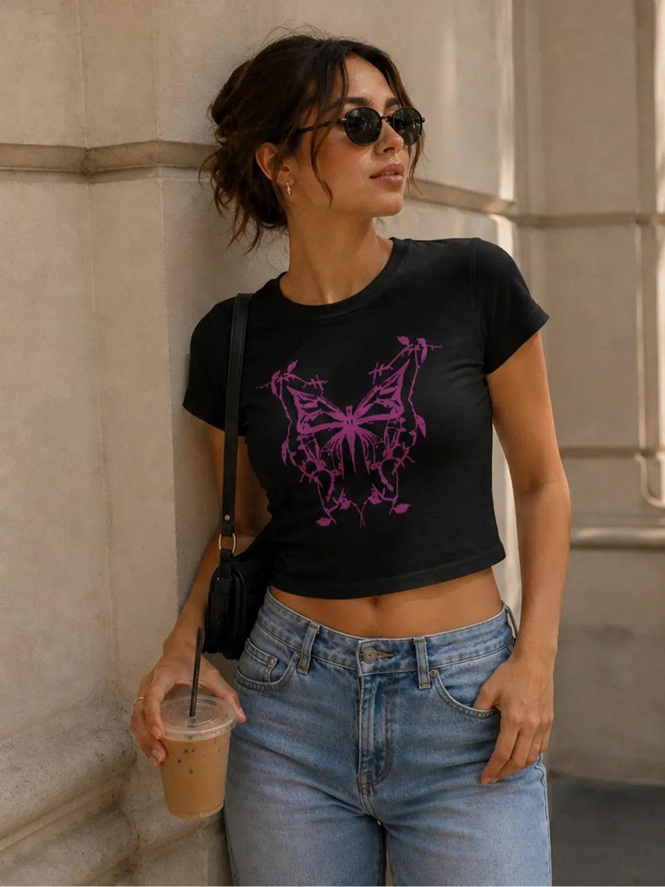 Butterfly 240 GSM baby tee