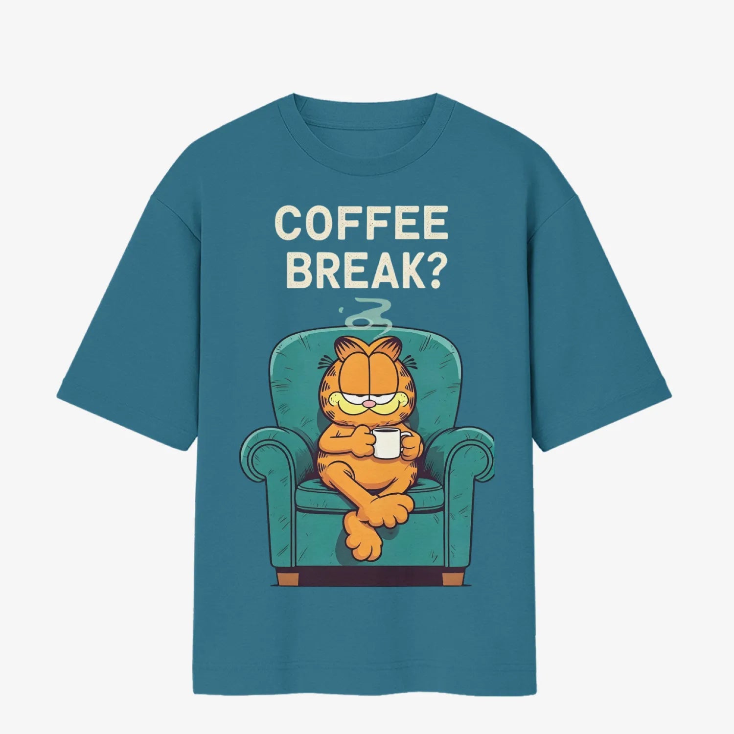 Coffee Break Oversized T-shirt.