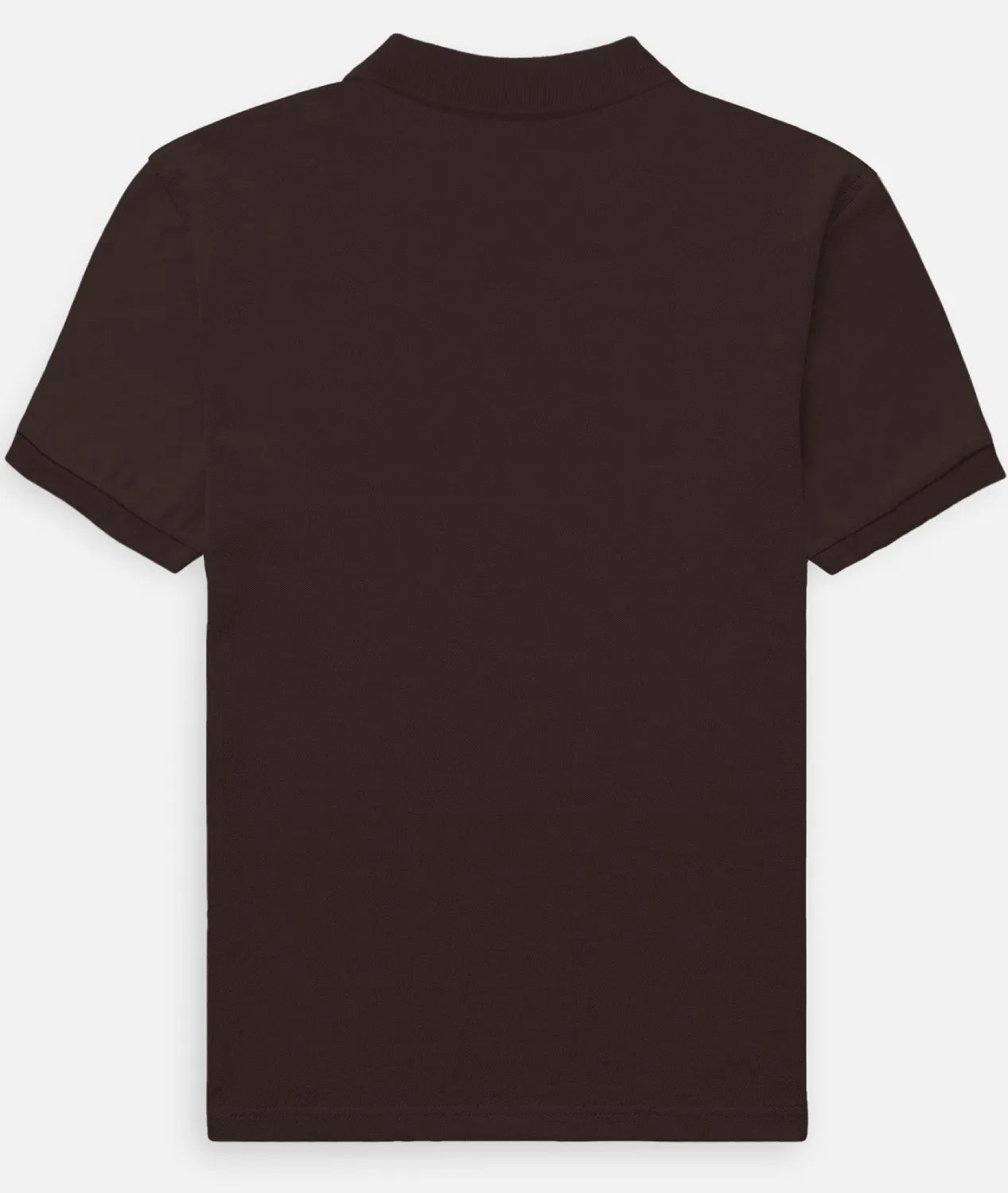 Coffee Brown Polo T Shirt.
