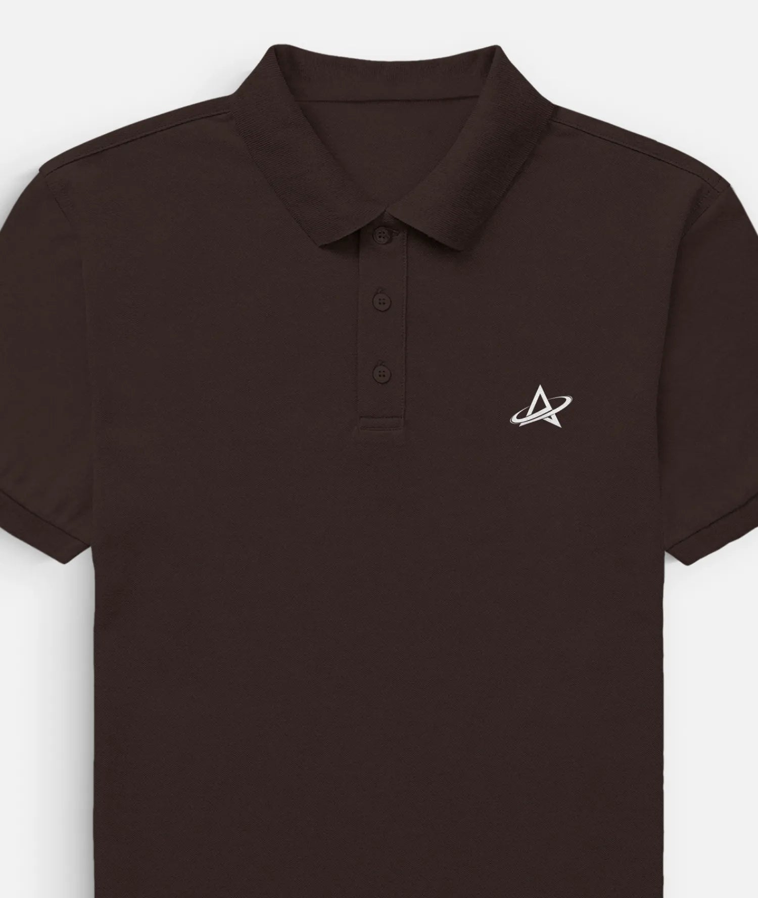 Coffee Brown Polo T Shirt.