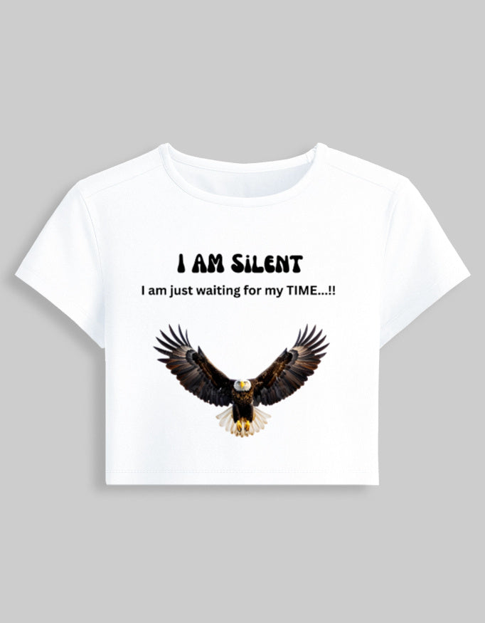Eagle Baby Tee front mockup