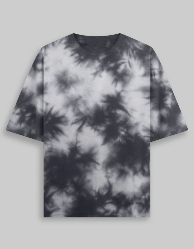 Black and White tie and dye oversized t shirt
