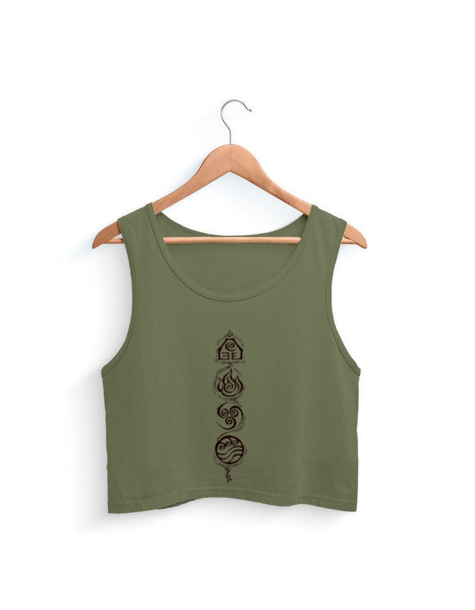 Avatar four elements Crop Tank