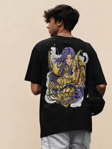 Gemini Kanon Oversized T-Shirt for boy back pose close up