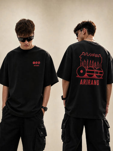 Arirang Black Oversized T-Shirt
