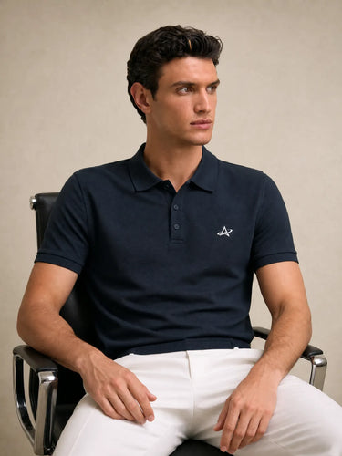 Navy Blue Polo T-Shirt