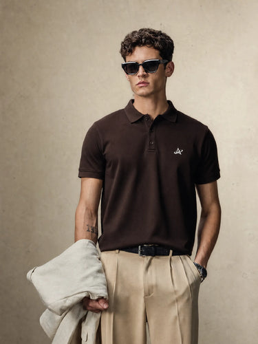 Coffee Brown Polo T Shirt