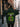 Zoro Acid Wash Green Hoodie For Women