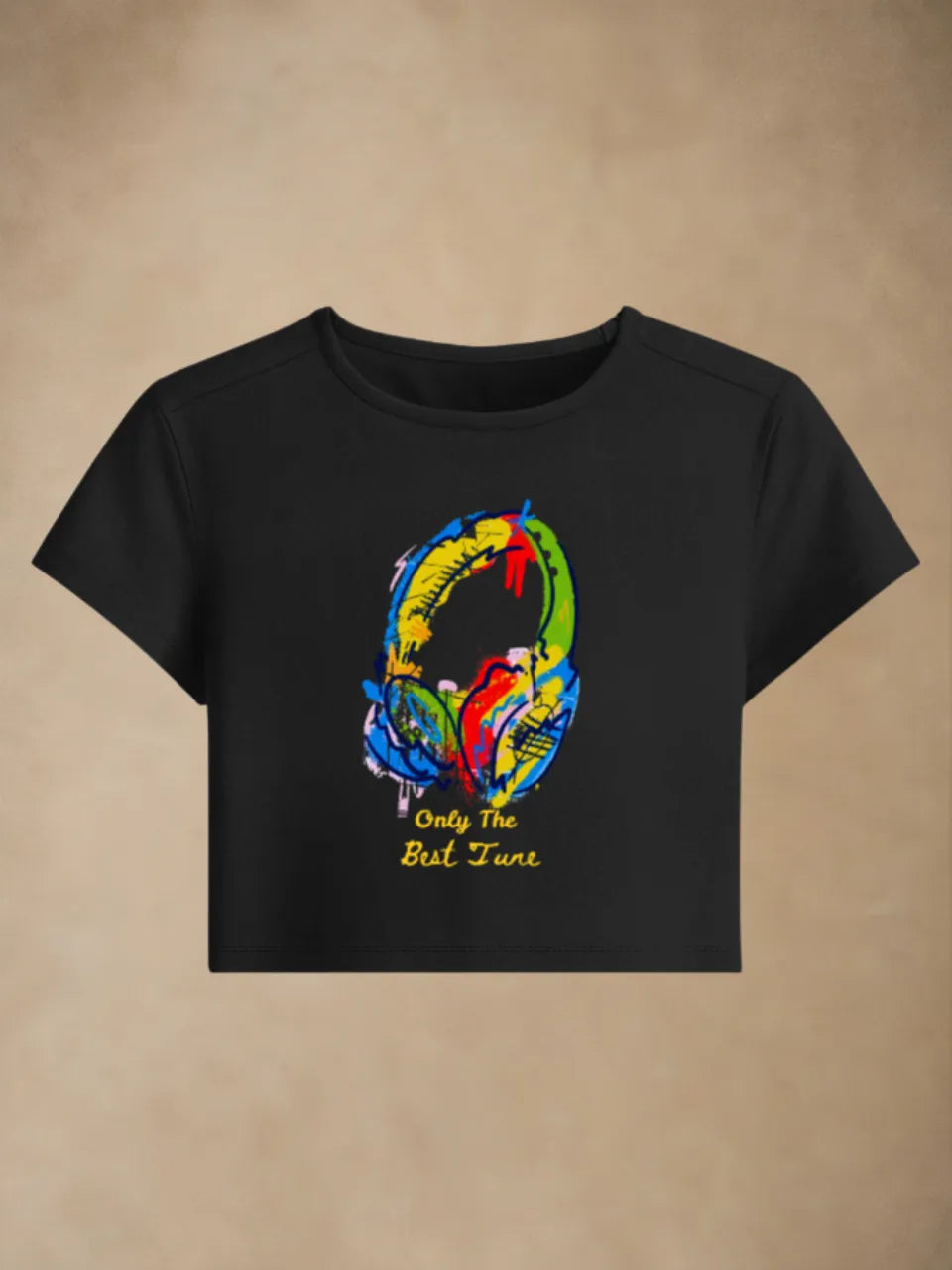 Headphone bio washed tee