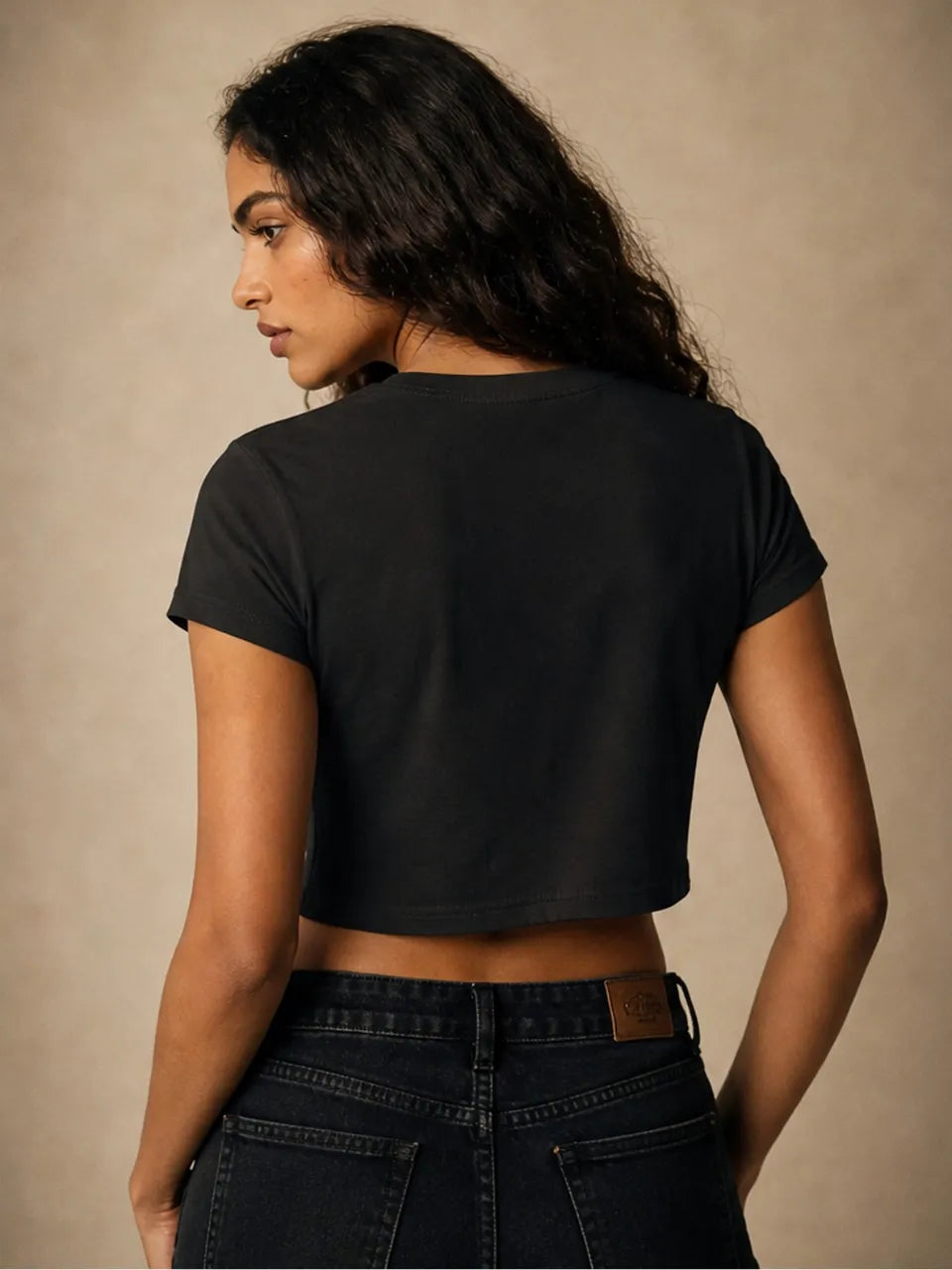 Headphone cotton spandex tee