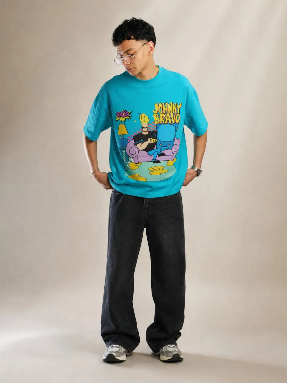 Johnny Bravo graphic tee for men and women