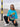 Johnny Bravo Merchandise t shirt girl sitting front