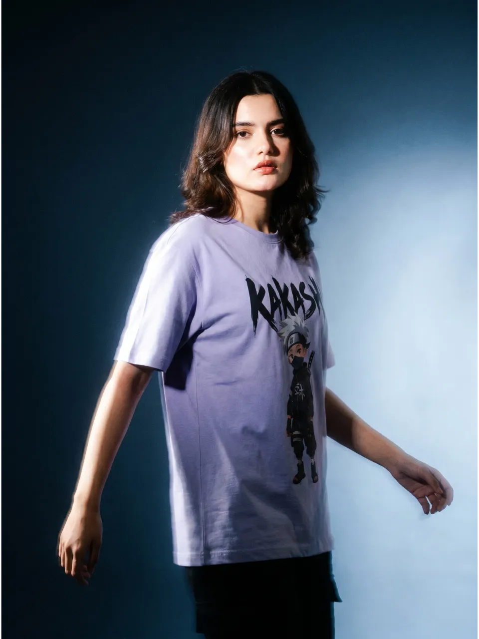 Kakashi Supima T-Shirt Front Girl