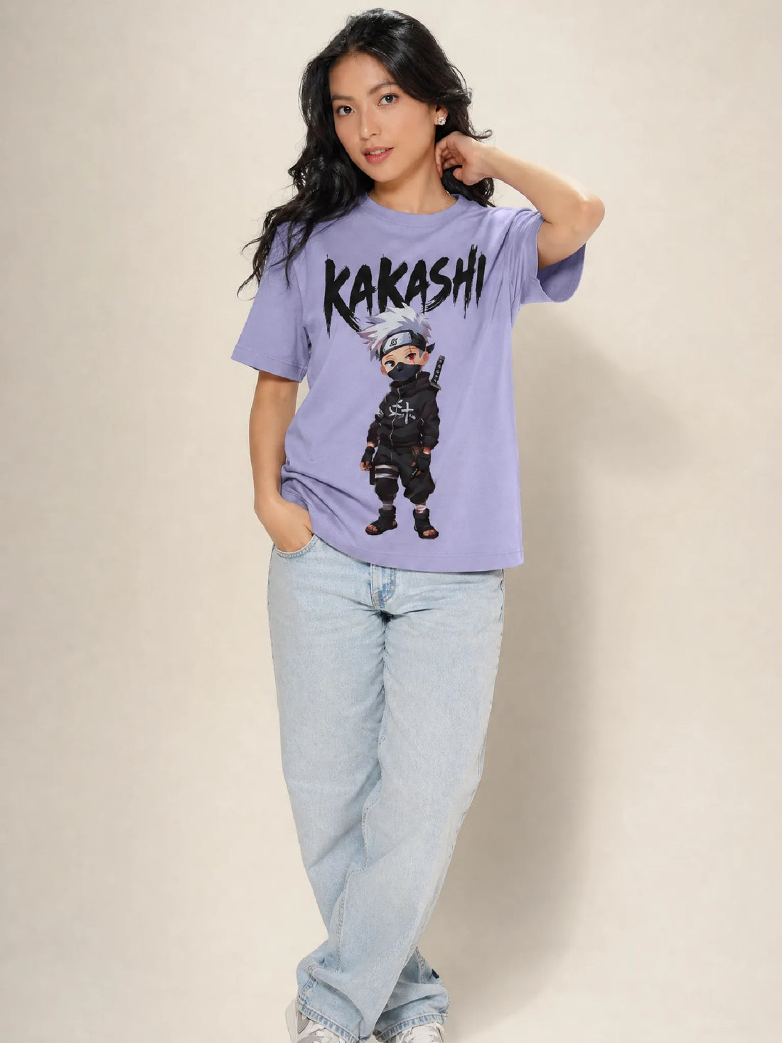 Kakashi Supima T-Shirt Girl Front 