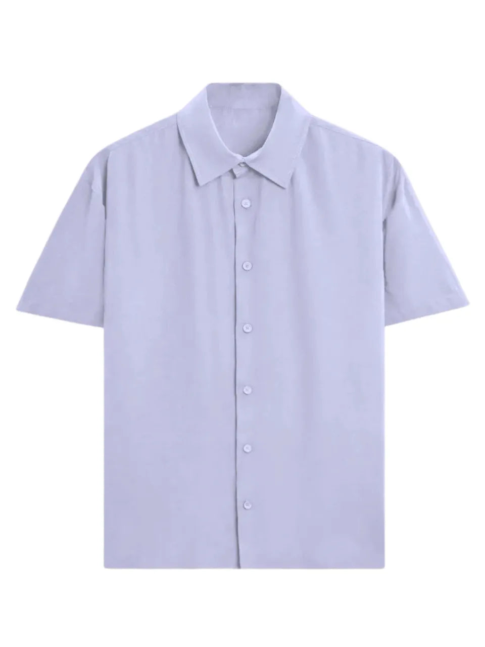 lavender cotton oversized shirt.