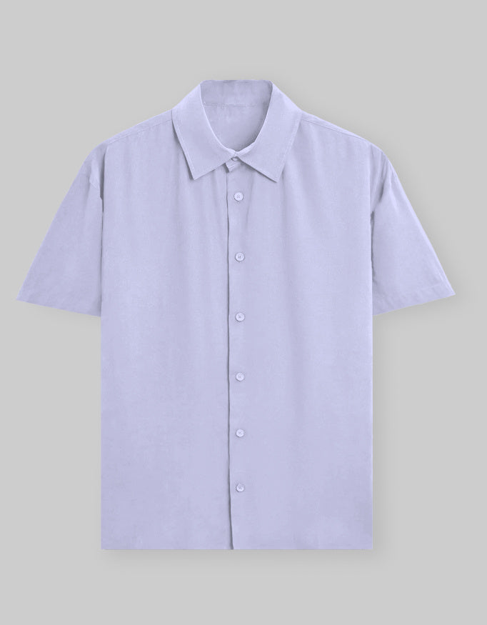 lavender cotton oversized shirt