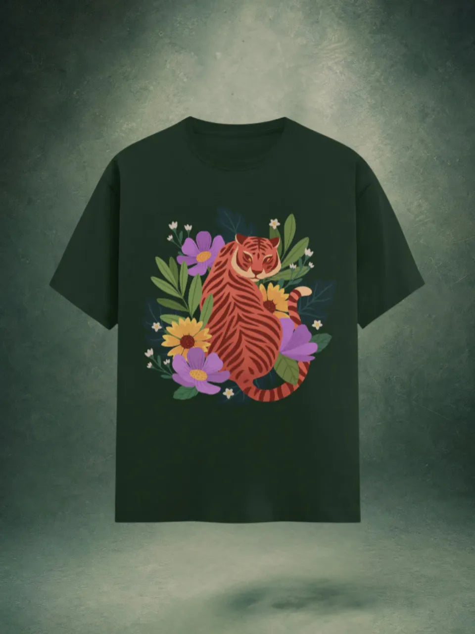Majestic Tiger Graphic T-Shirt.