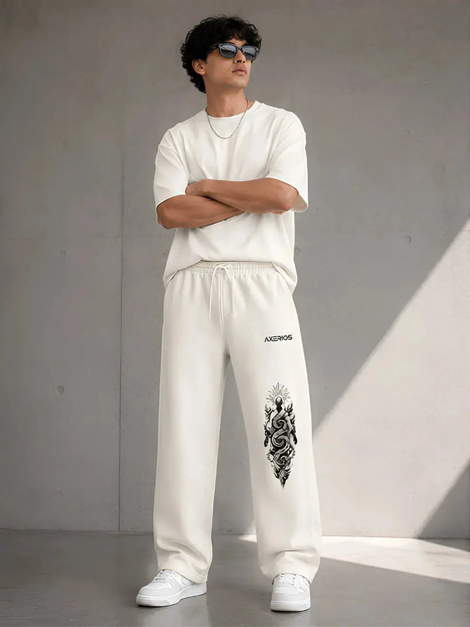 Relaxed Fit Sweatpants 260 GSM Cotton Blend Axerios Axerios