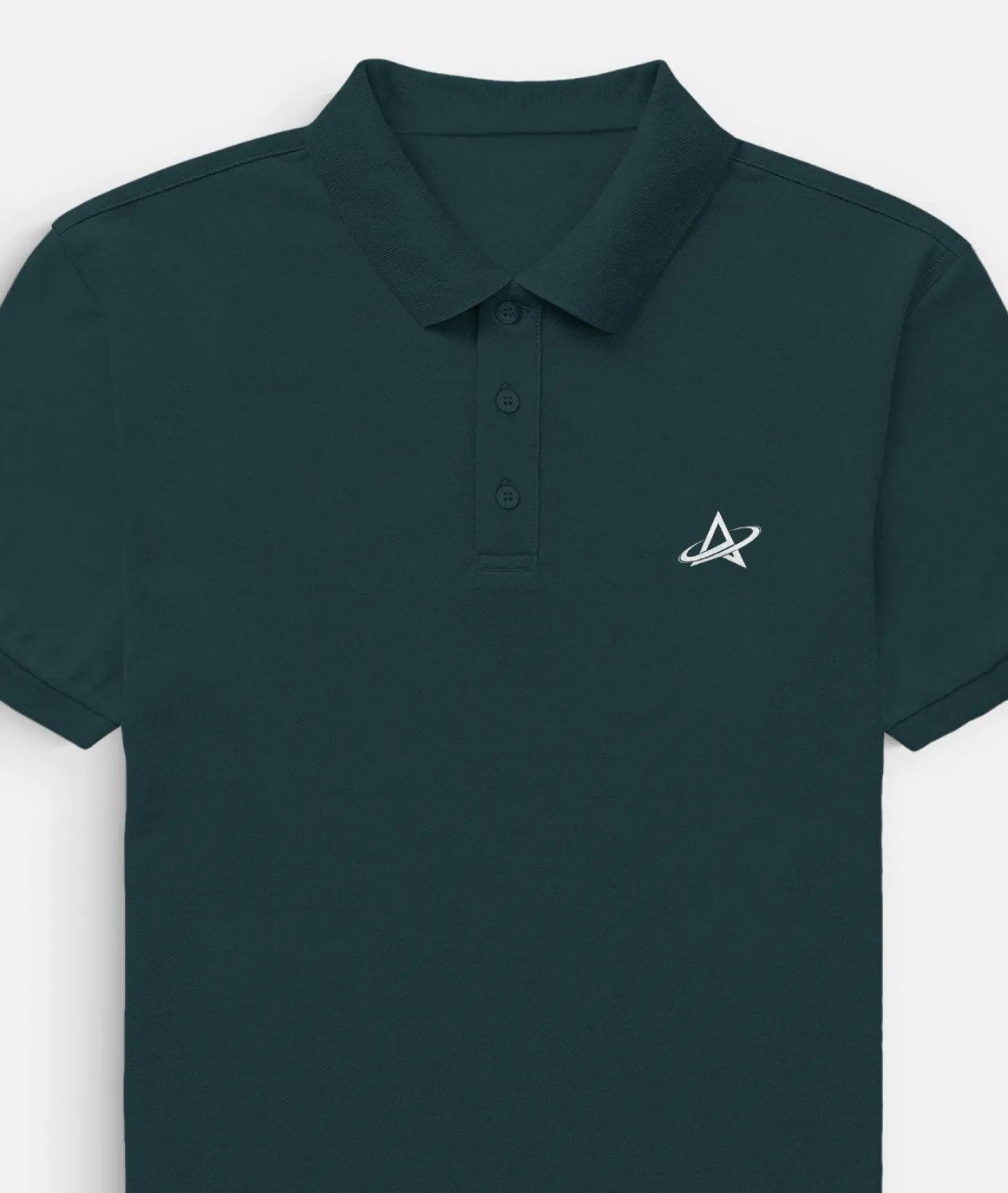 Petrol Blue Polo T-Shirt.