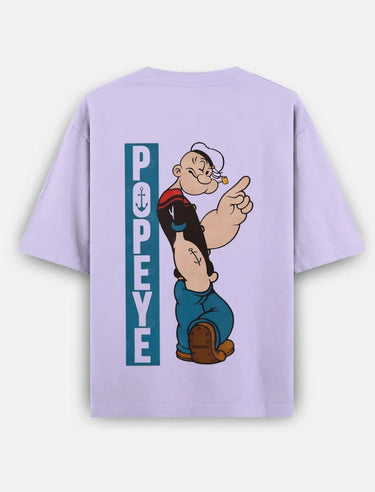 Popeye t shirt back Mockup
