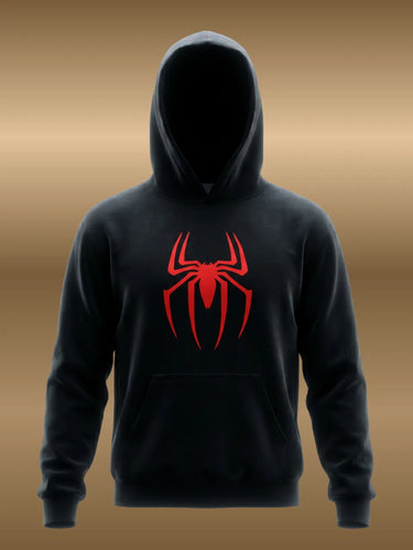 Spiderman hoodie for women front 3d mockup
