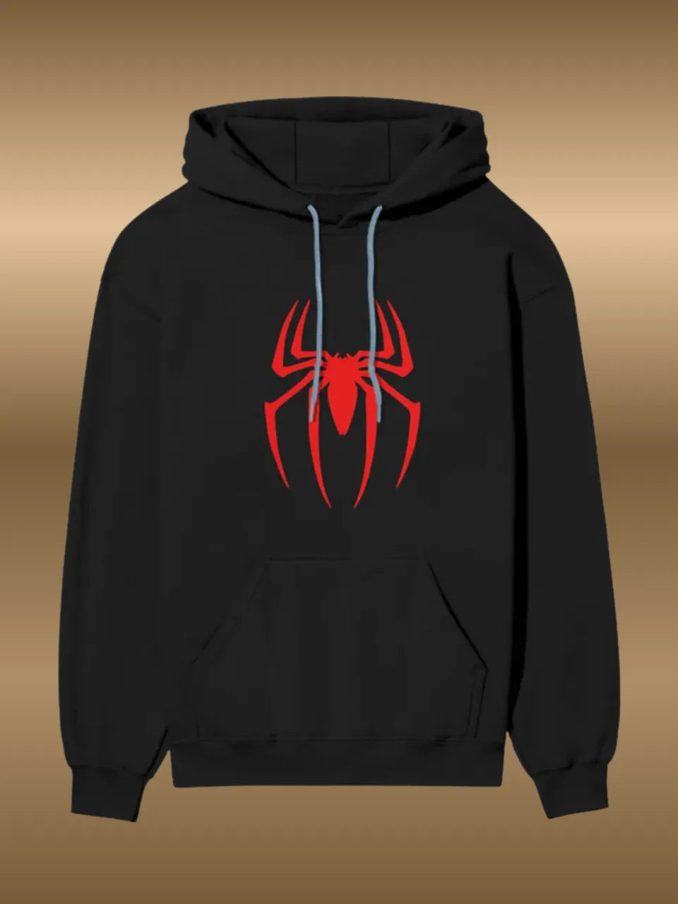 SpiderMan Black Hoodie for Men.