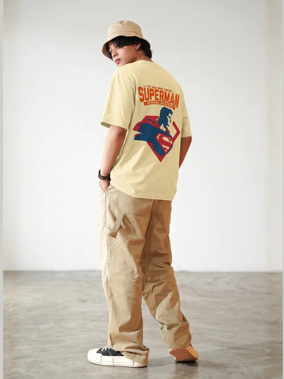 Superman Supima T-Shirt side Back  