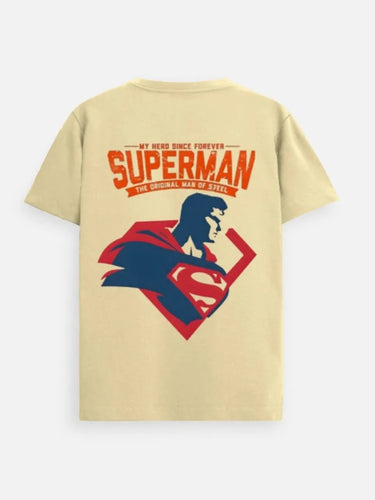  Supima Superman T-Shirt Back Mockup