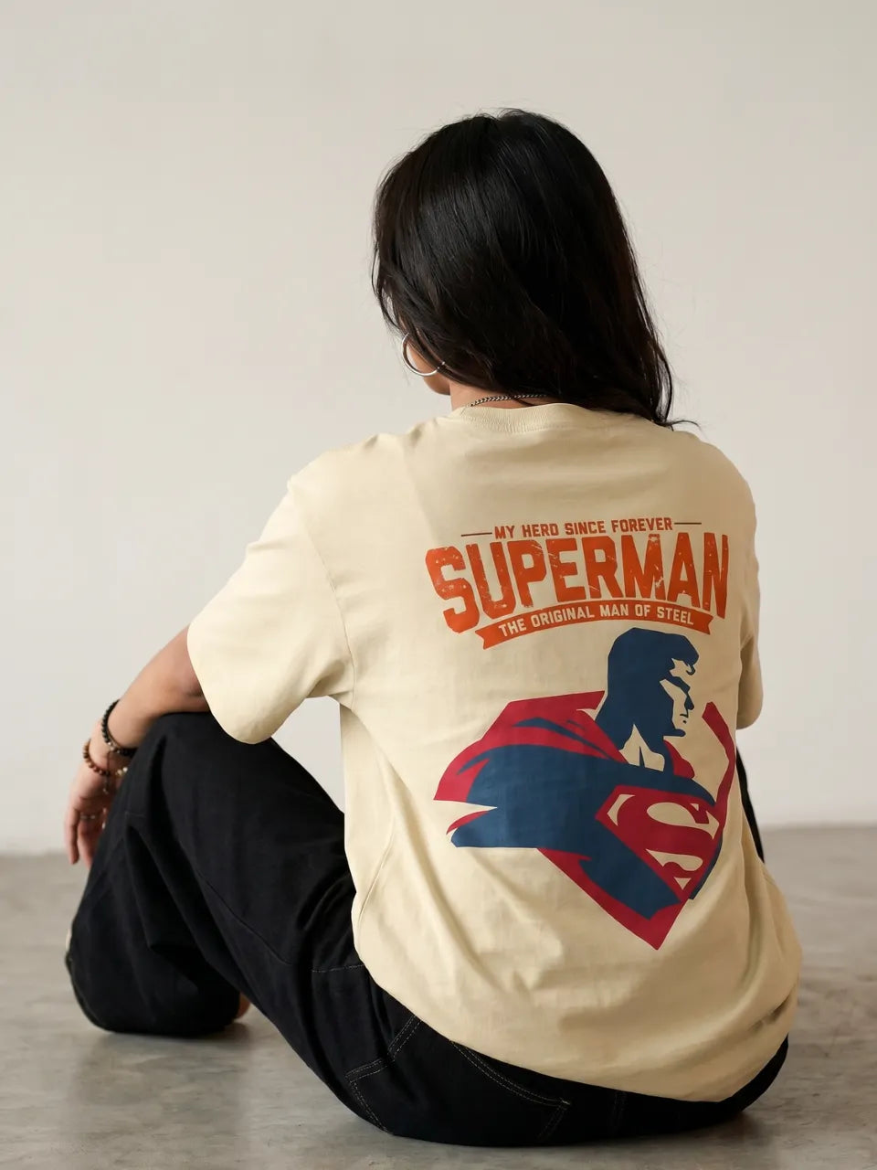 Supima Superman T shirt back