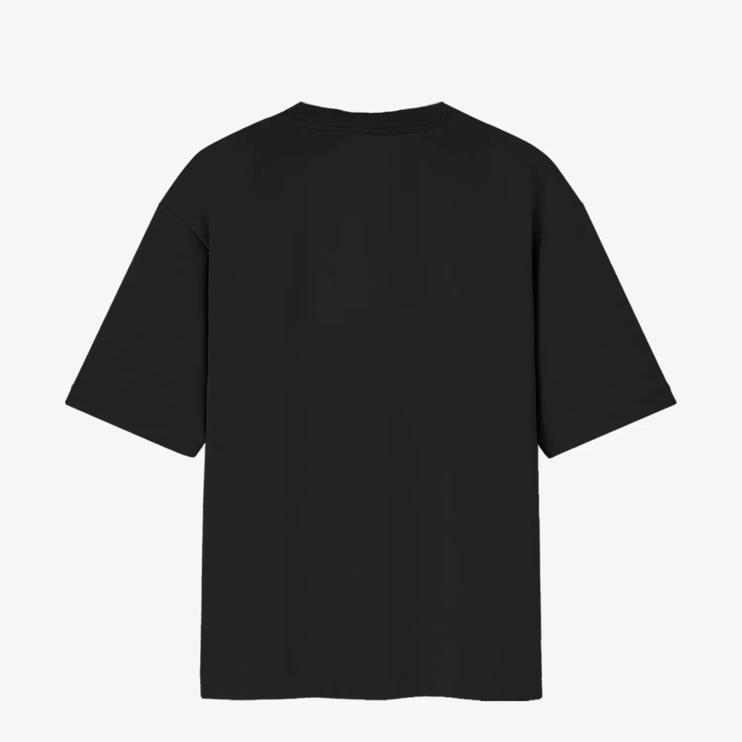 Thunder Lightning Black Oversized T-Shirt.