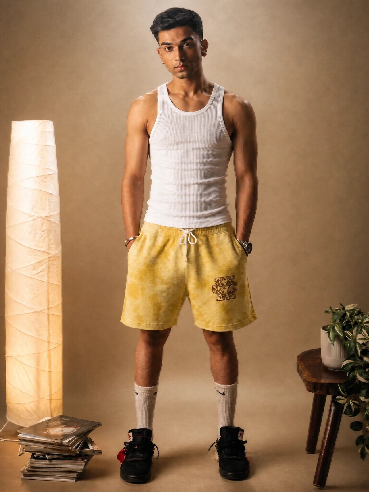 Tie and Dye shorts men