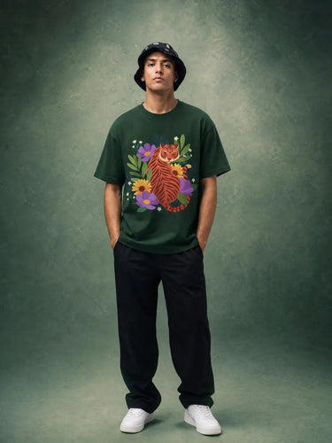 Majestic Tiger Graphic T-Shirt