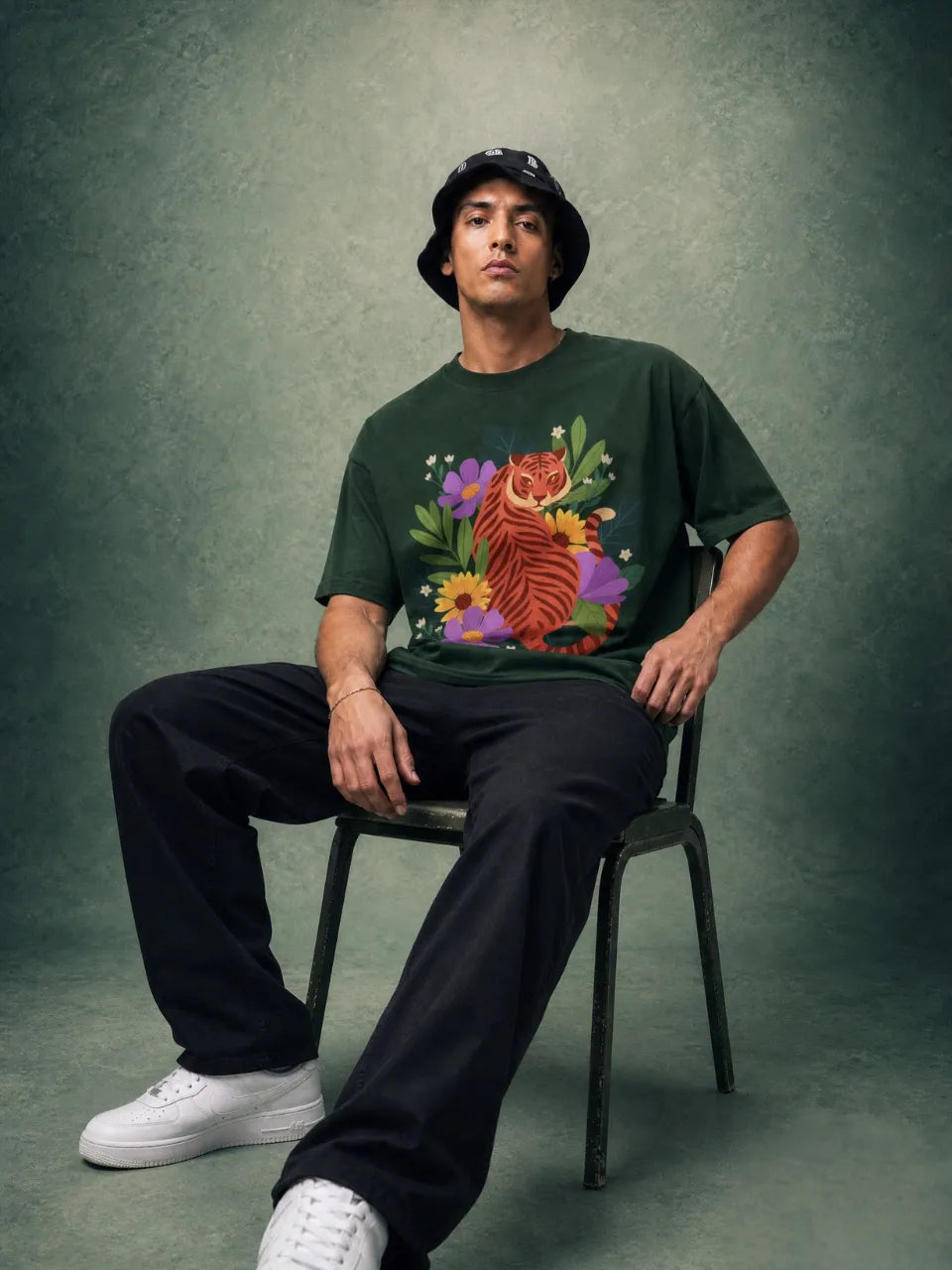Majestic Tiger Graphic T-Shirt.